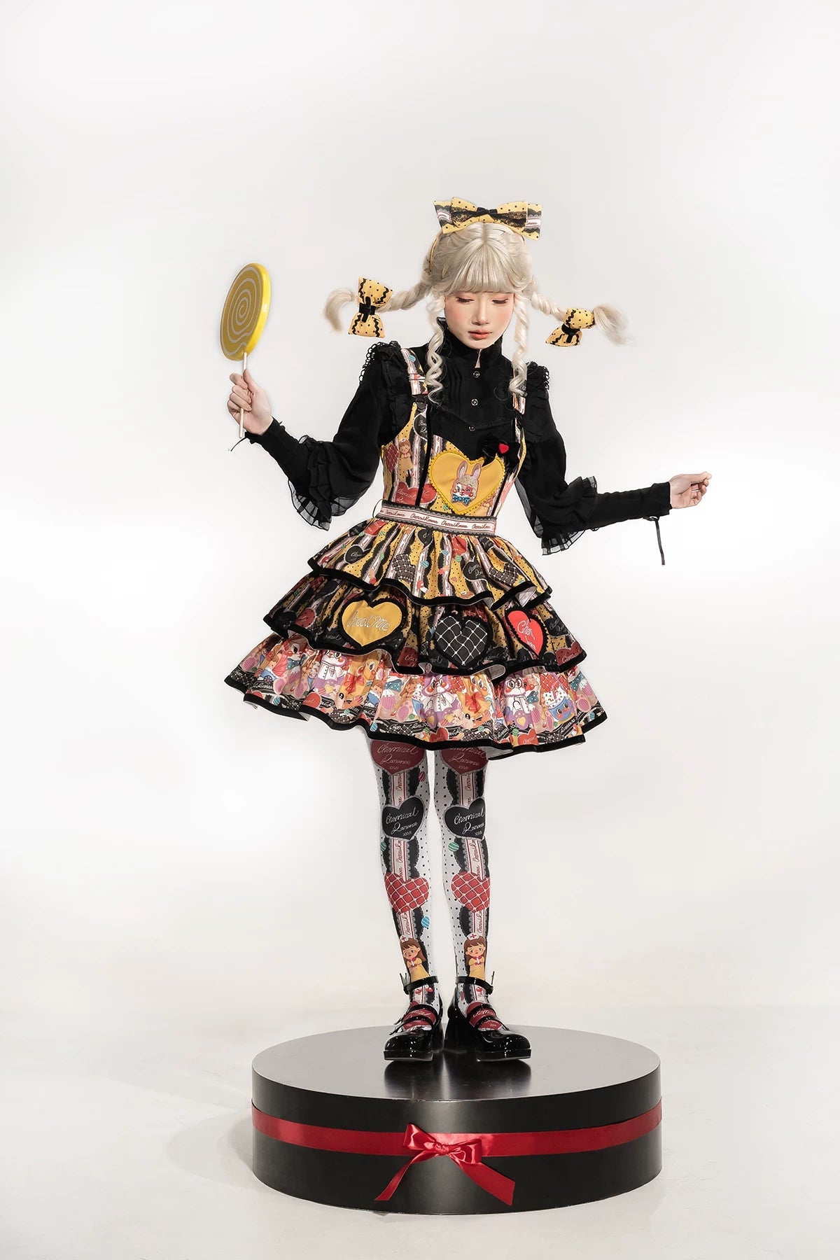 Doll Clinic Bunny Embroidery Sweet Gothic Lolita Suspender JSK - LolitaEra