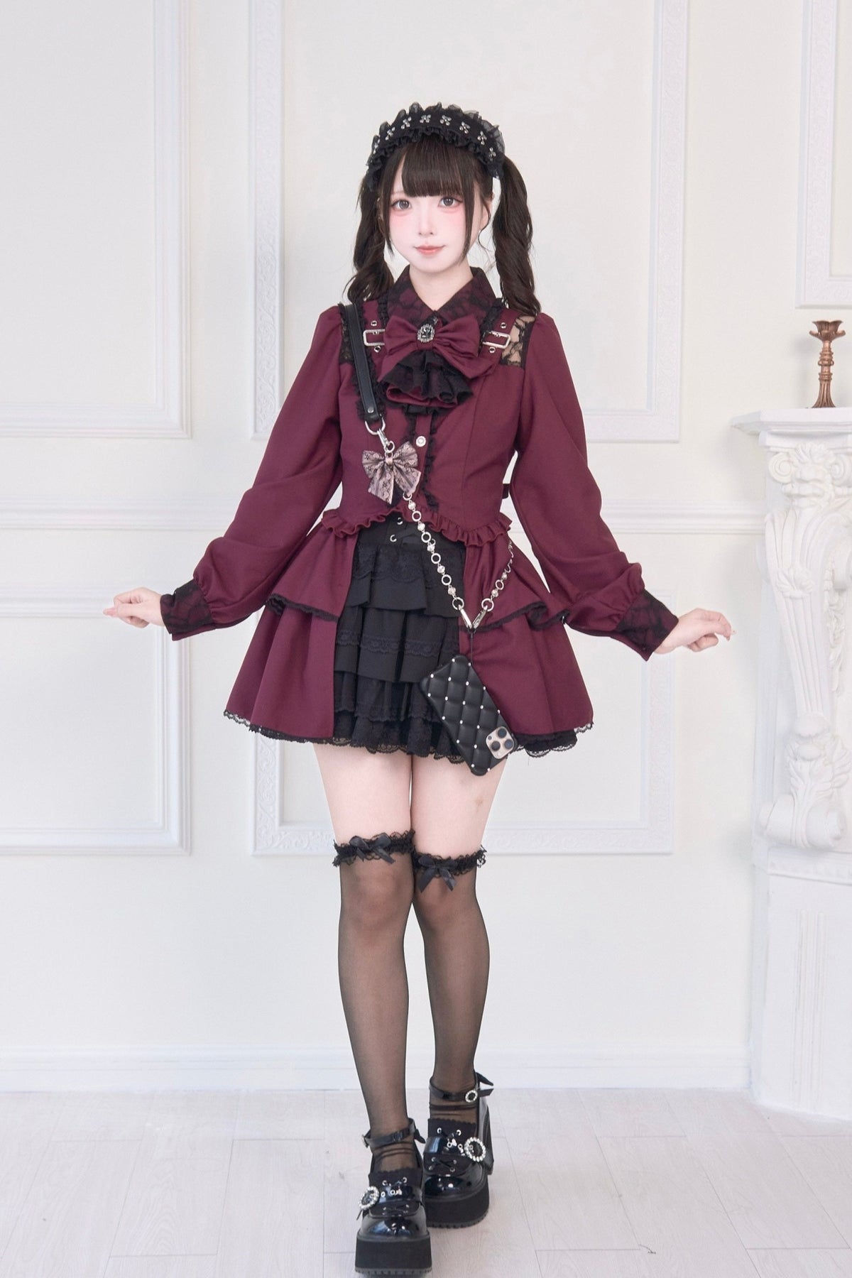 Doll Mass Produced Japanese Style Light Gothic Blouse - LolitaEra