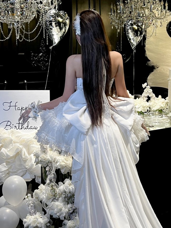 Dreamy Bridal Lolita Wedding Prom Dress - LolitaEraWhite DressSDreamy Bridal Lolita Wedding Prom Dress