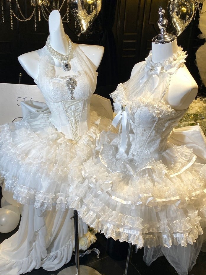 Dreamy Bridal Lolita Wedding Prom Dress - LolitaEraWhite DressSDreamy Bridal Lolita Wedding Prom Dress