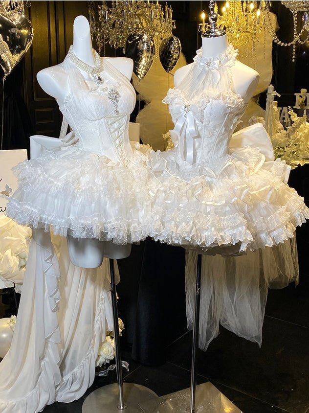 Dreamy Bridal Lolita Wedding Prom Dress - LolitaEraWhite DressSDreamy Bridal Lolita Wedding Prom Dress