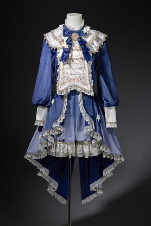 Dreamy Cloud Elegant Swallowtail Prince OUJI Outfit 1328 - LolitaEraSetSDreamy Cloud Elegant Swallowtail Prince OUJI Outfit 1328