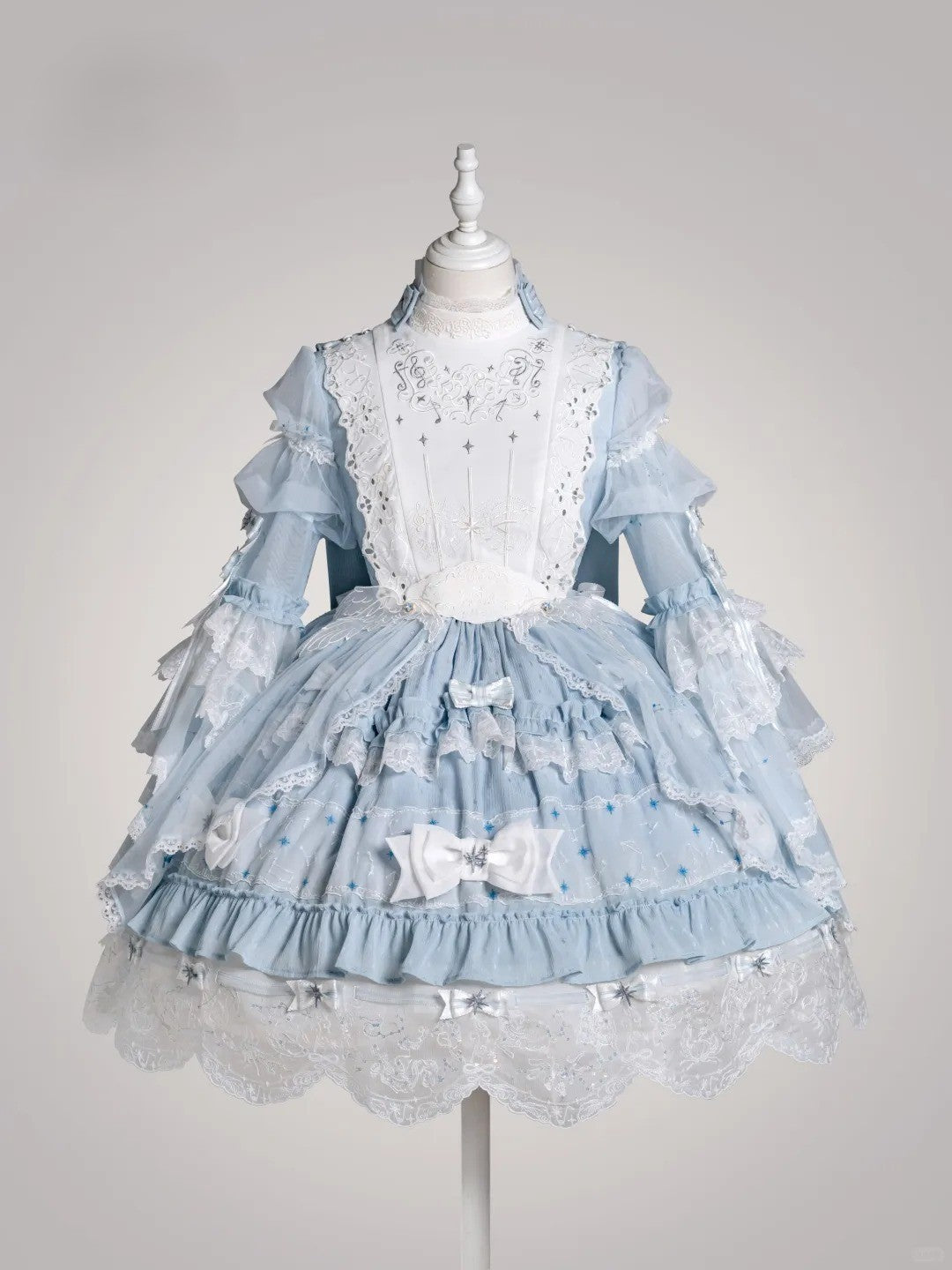 Stellar Symphony Lolita Light Moonlight & Midnight Sky Dress
