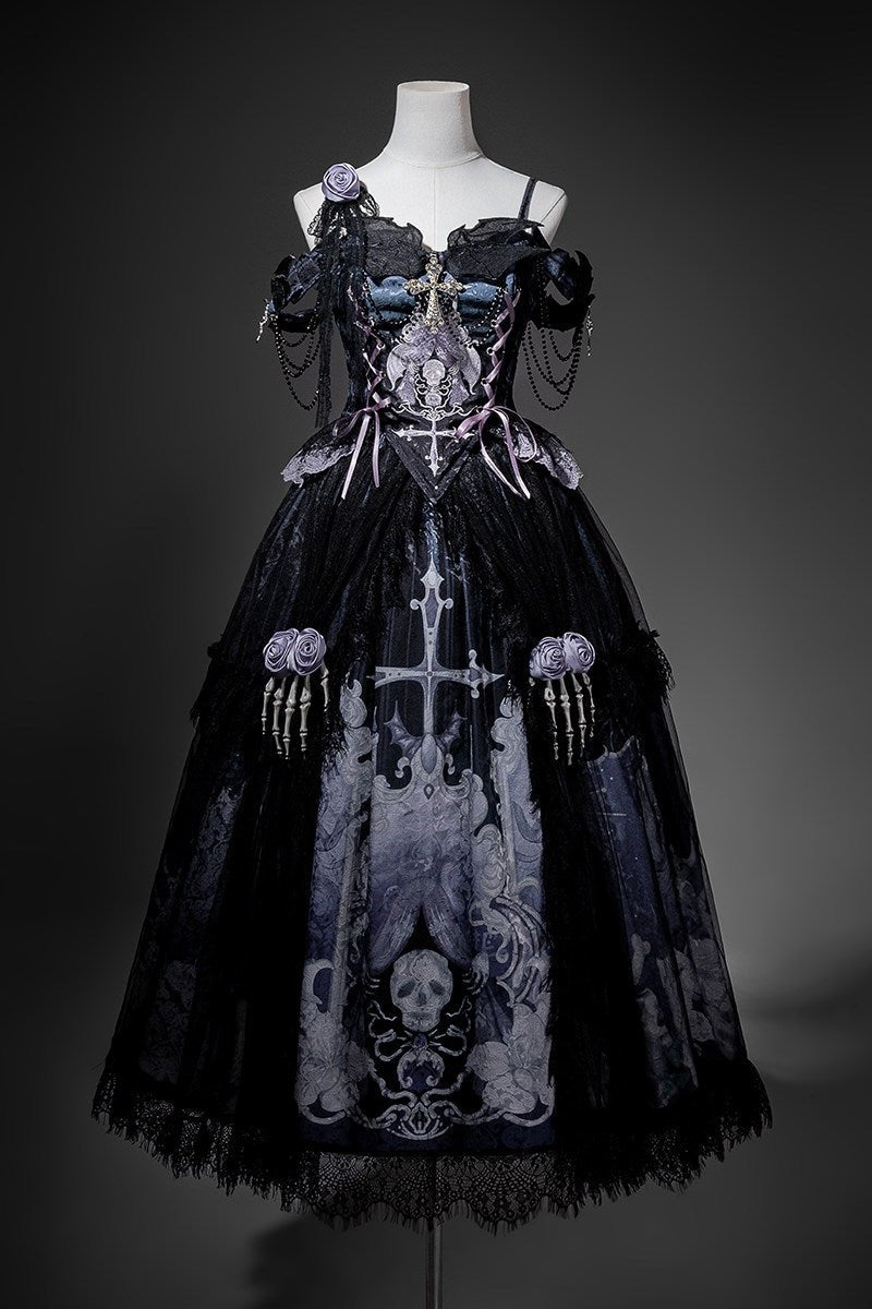 Dry Bone Magic Lolita SK Set - LolitaEra