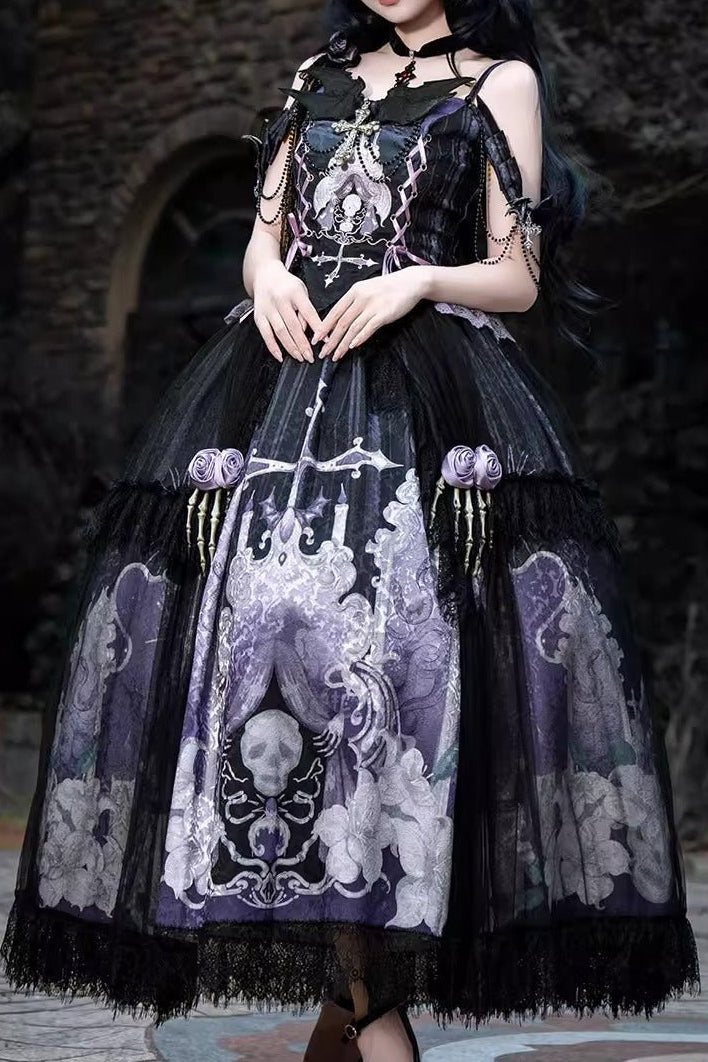 Dry Bone Magic Lolita SK Set - LolitaEra