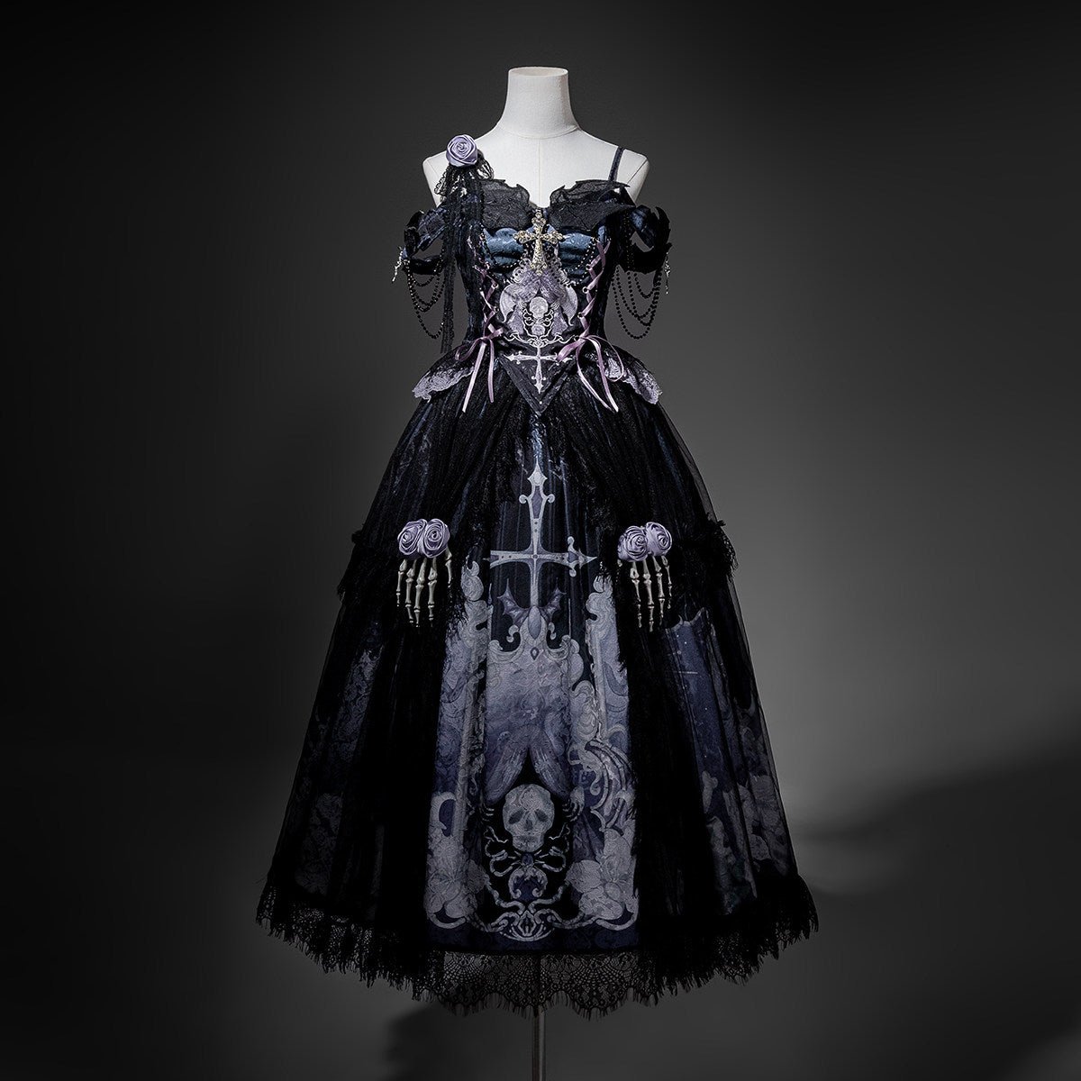 Dry Bone Magic Lolita SK Set - LolitaEra