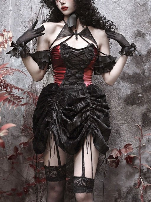 Duchess Gothic Spider Web Dress - LolitaEra