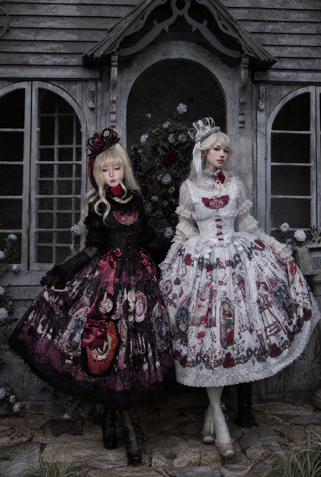 Sleeping Beauty Forest Fairy Tale Gothic Lolita JSK Dress