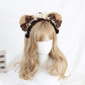 Lolita Sweet Bear Ear Bow Hair Accessory KC (20 Colors) LE6020