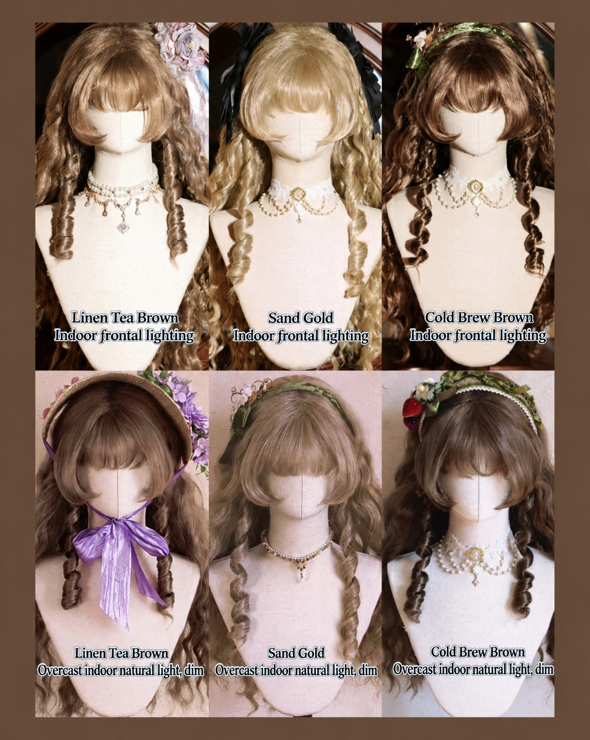 Fallen Heroine Lolita Finger Wave Instant Noodle Curly Wig