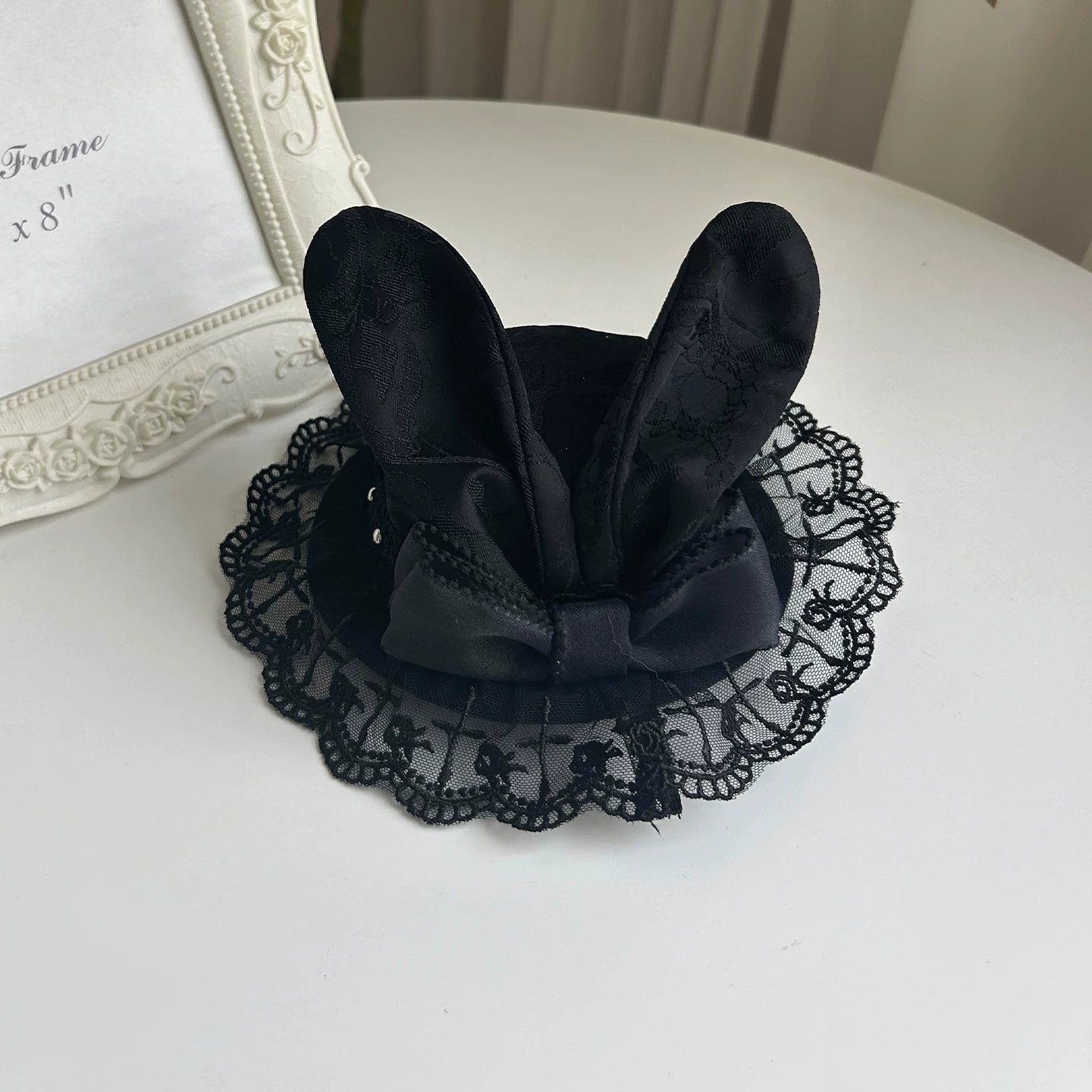Letters and Poems · Leah | WP Original Sub-brand Elegant Vintage Square Neck Ruffle OP Leg Ring Choker Autumn Lolita
