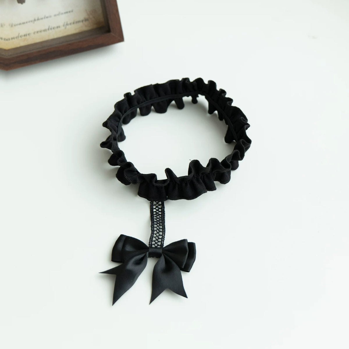 Letters and Poems · Leah | WP Original Sub-brand Elegant Vintage Square Neck Ruffle OP Leg Ring Choker Autumn Lolita