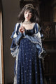 Ephemeral Gleams Empire Waist Lolita Dress 1239 - LolitaEraBlue SetXSEphemeral Gleams Empire Waist Lolita Dress 1239