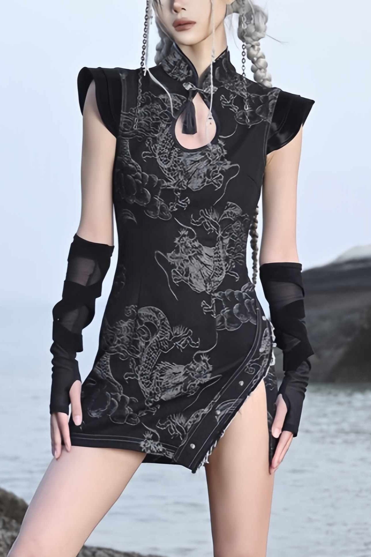 Escape Wilderness Punk Dress - LolitaEra
