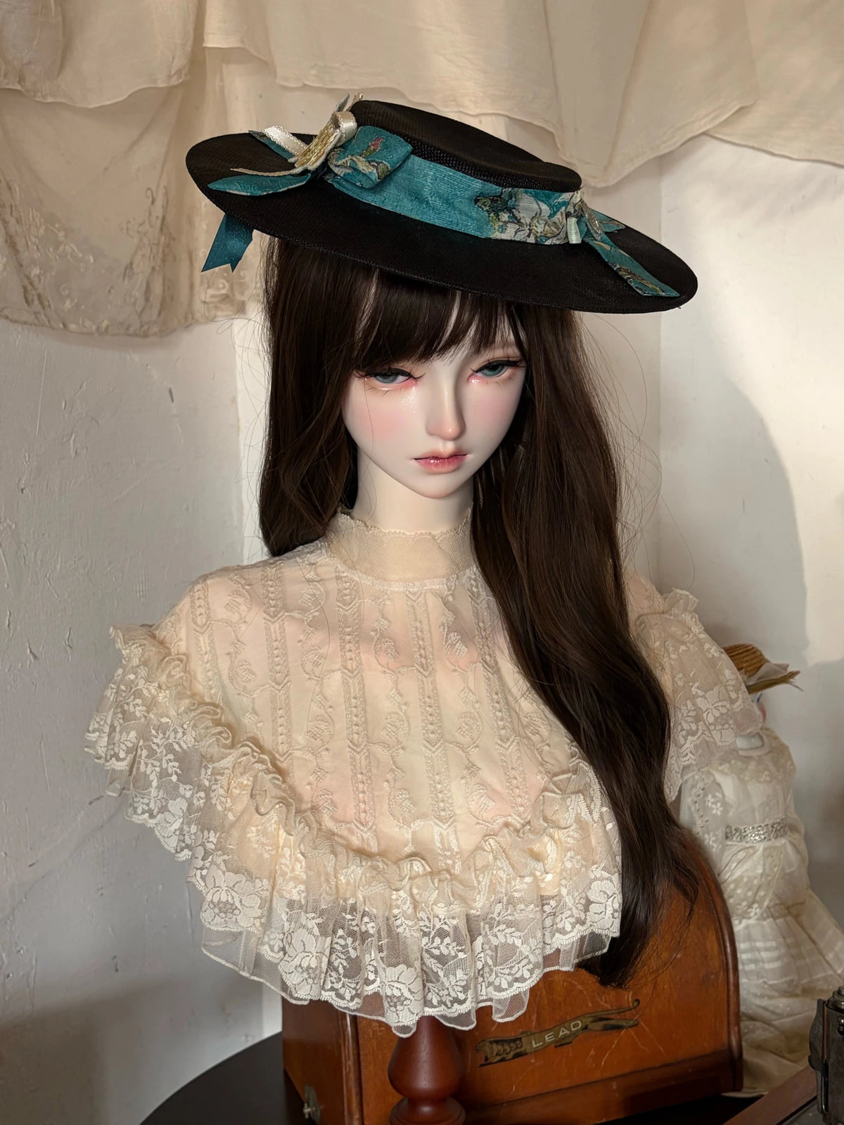 Everblooming Apricot Blossoms Classic Lolita High-Collar JSK - LolitaEra