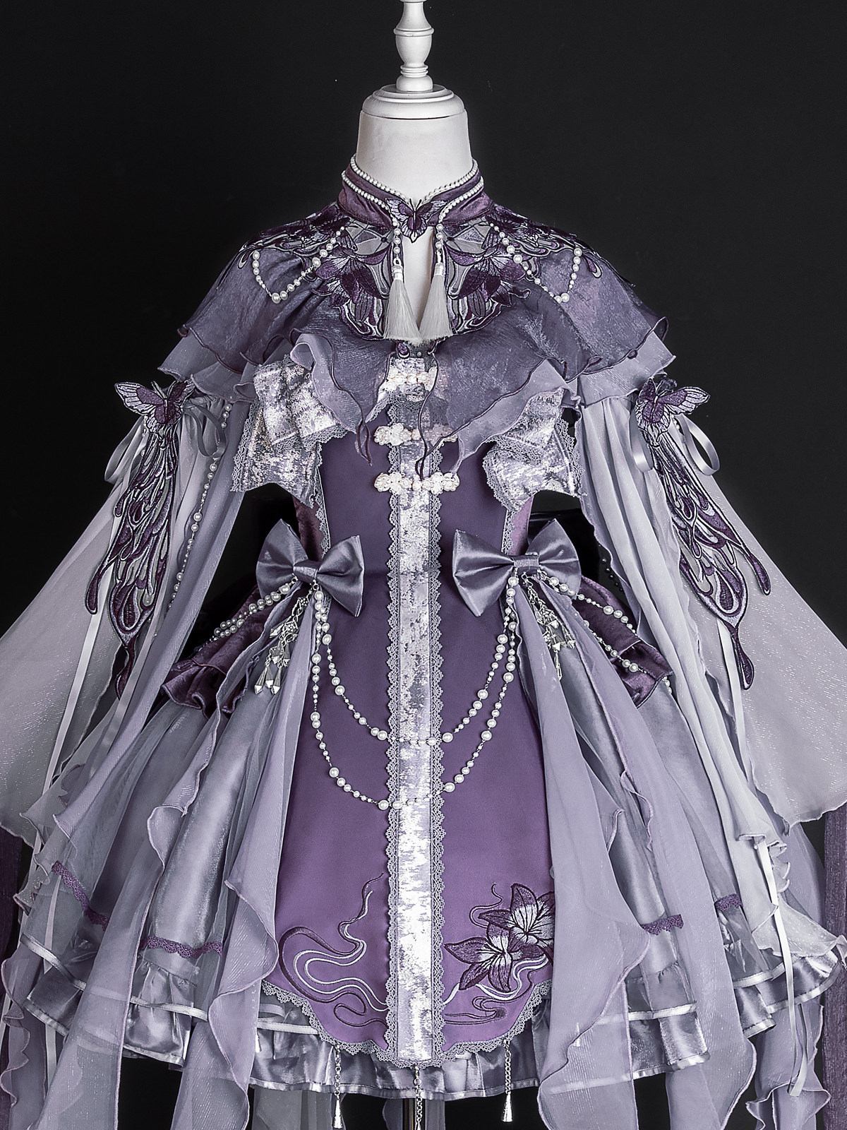 Fairy Butterfly Elegant Purple Lolita Dress - LolitaEraSetSFairy Butterfly Elegant Purple Lolita Dress