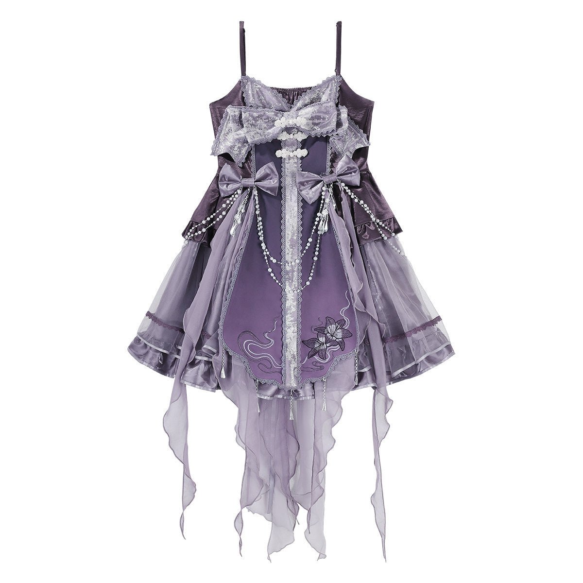 Fairy Butterfly Elegant Purple Lolita Dress - LolitaEraSetSFairy Butterfly Elegant Purple Lolita Dress