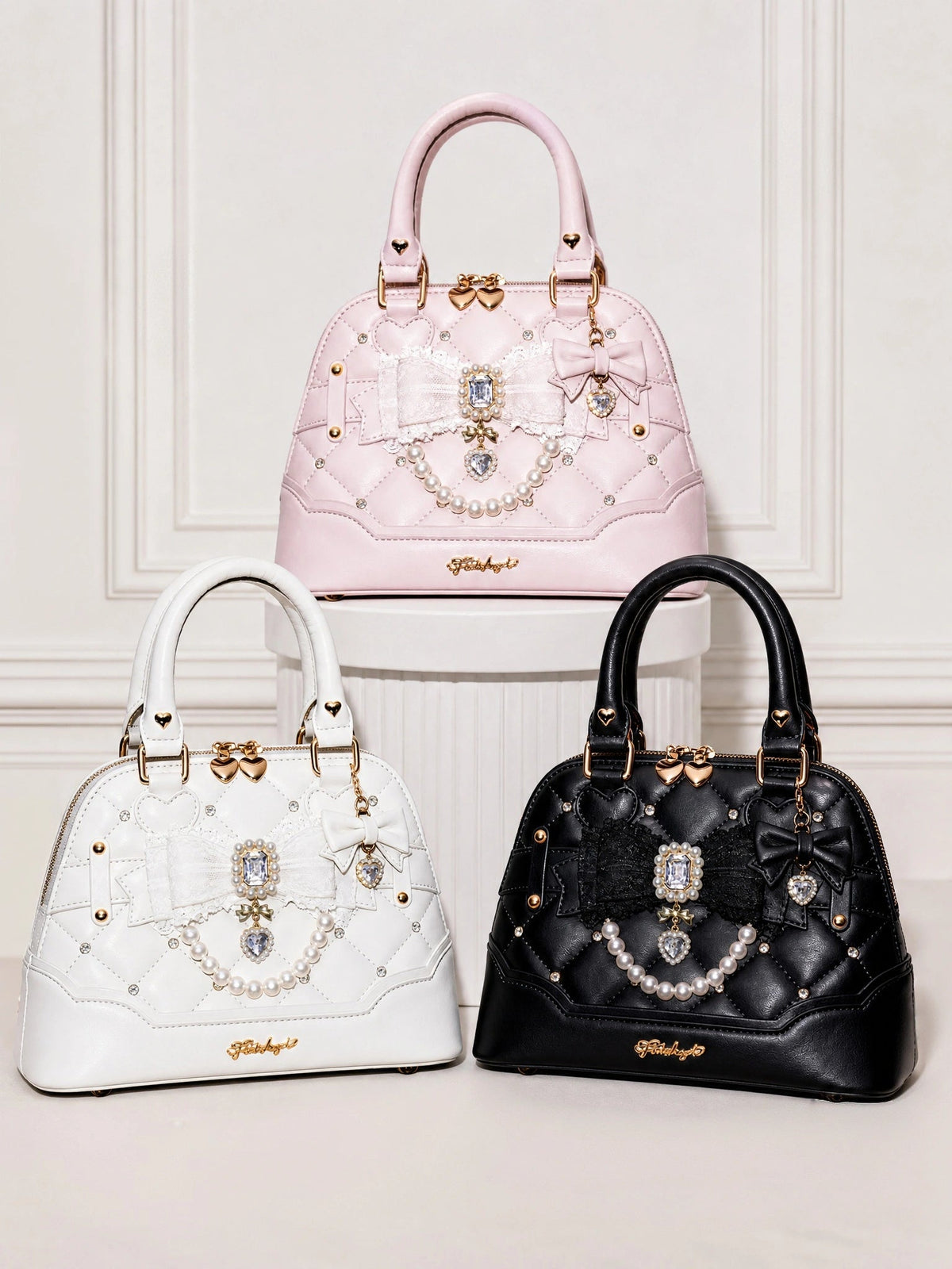Fault Angel Original lolita subculture Japanese mass-produced 2way shell bag - LolitaEra