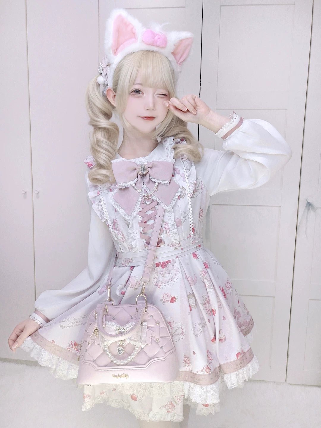 Fault Angel Original lolita subculture Japanese mass-produced 2way shell bag - LolitaEra