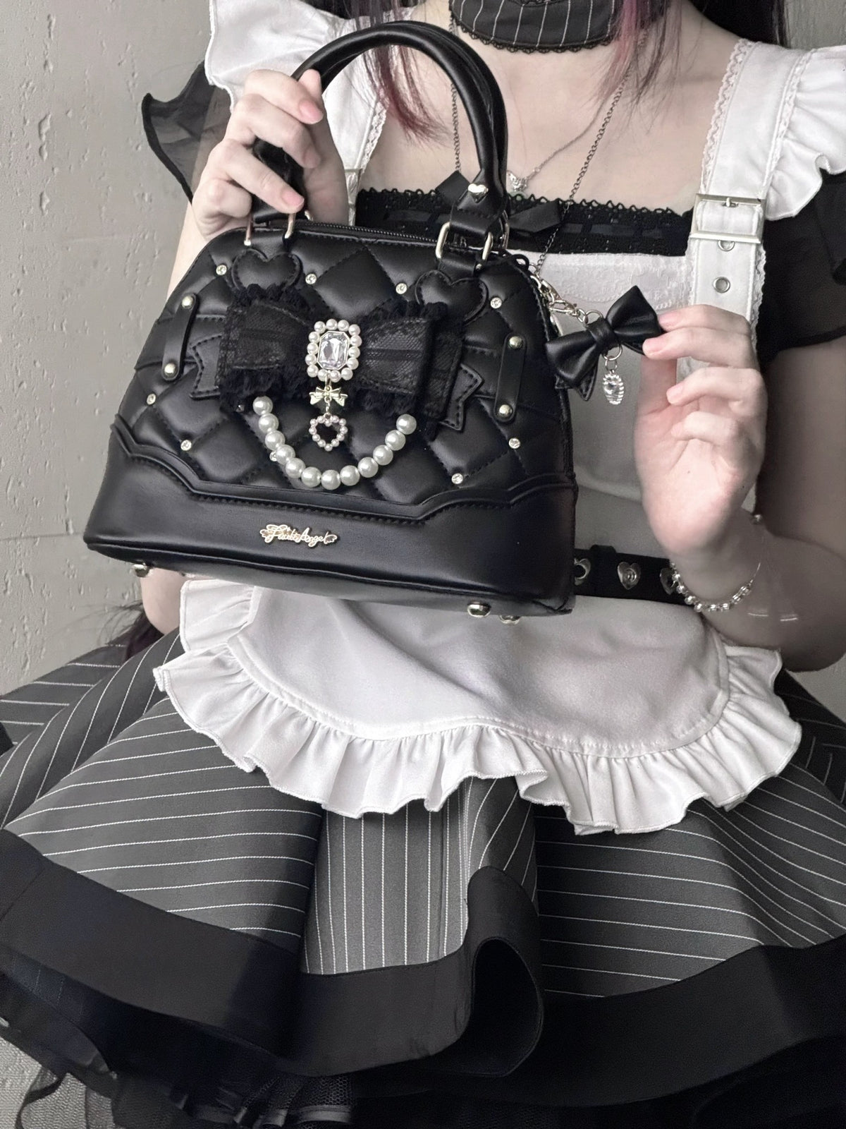 Fault Angel Original lolita subculture Japanese mass-produced 2way shell bag - LolitaEra