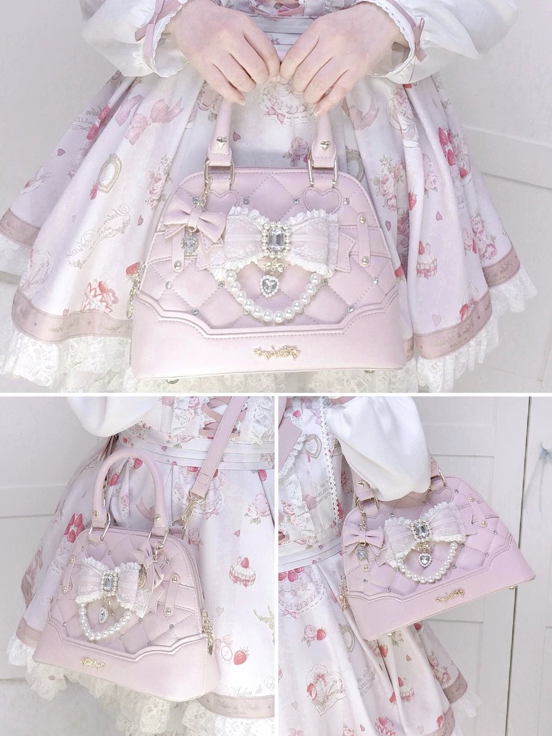 Fault Angel Original lolita subculture Japanese mass-produced 2way shell bag - LolitaEra