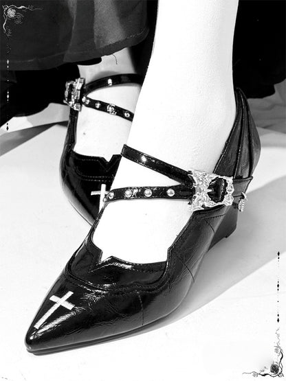 Lolita Gothic Cross Heels