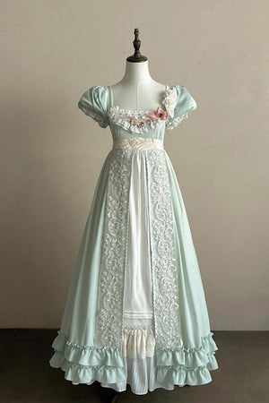 Feast Eve Empire Waist Lolita Dress 1238 - LolitaEraGreen OPSFeast Eve Empire Waist Lolita Dress 1238