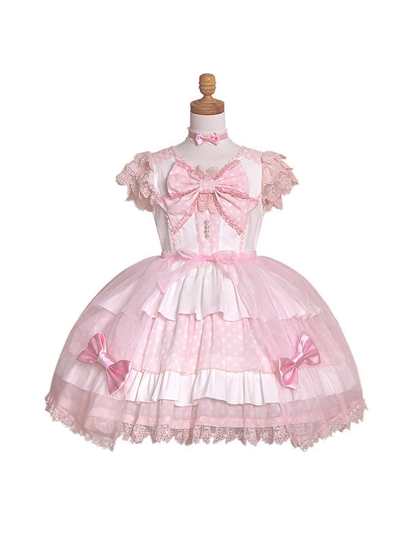 Candy Blog Lolita Pink OP Dress