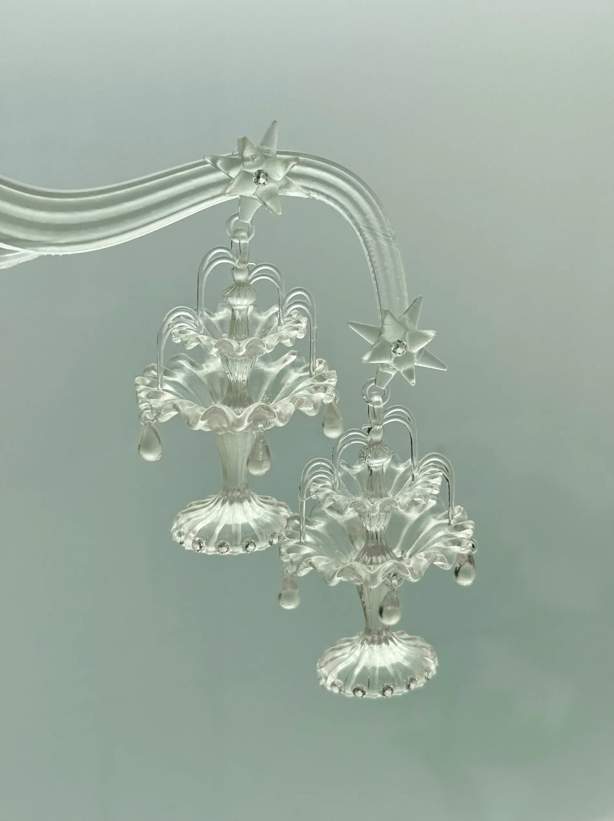 Extro Code ｜Fountain earrings S925 silver