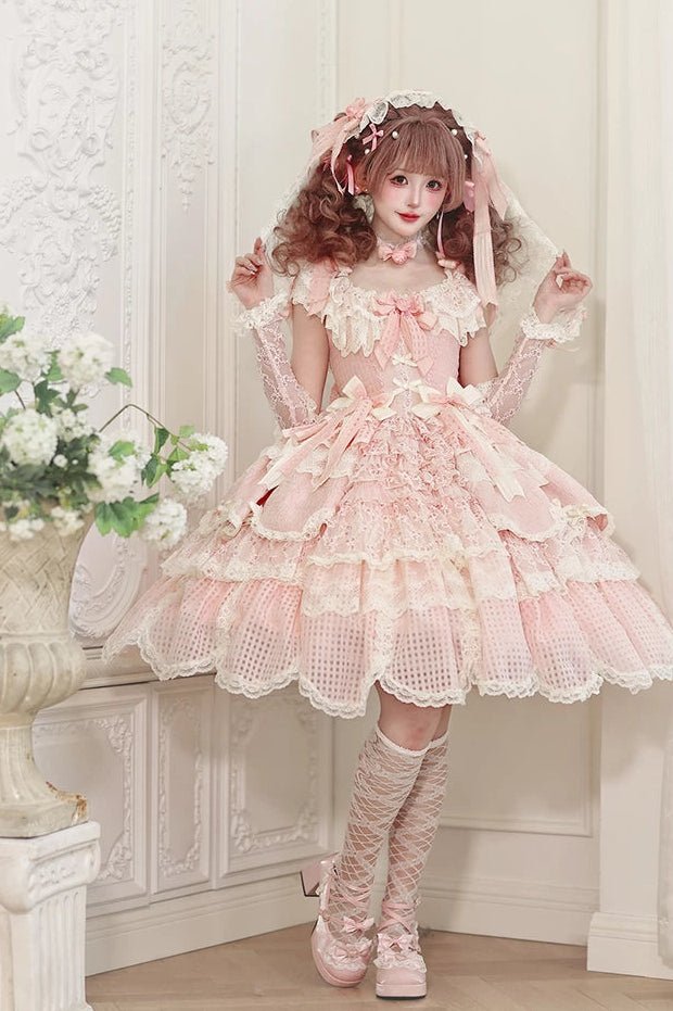 Frosted Starlight Elegant Bridal Sweet Lolita Accessories Set - LolitaEra