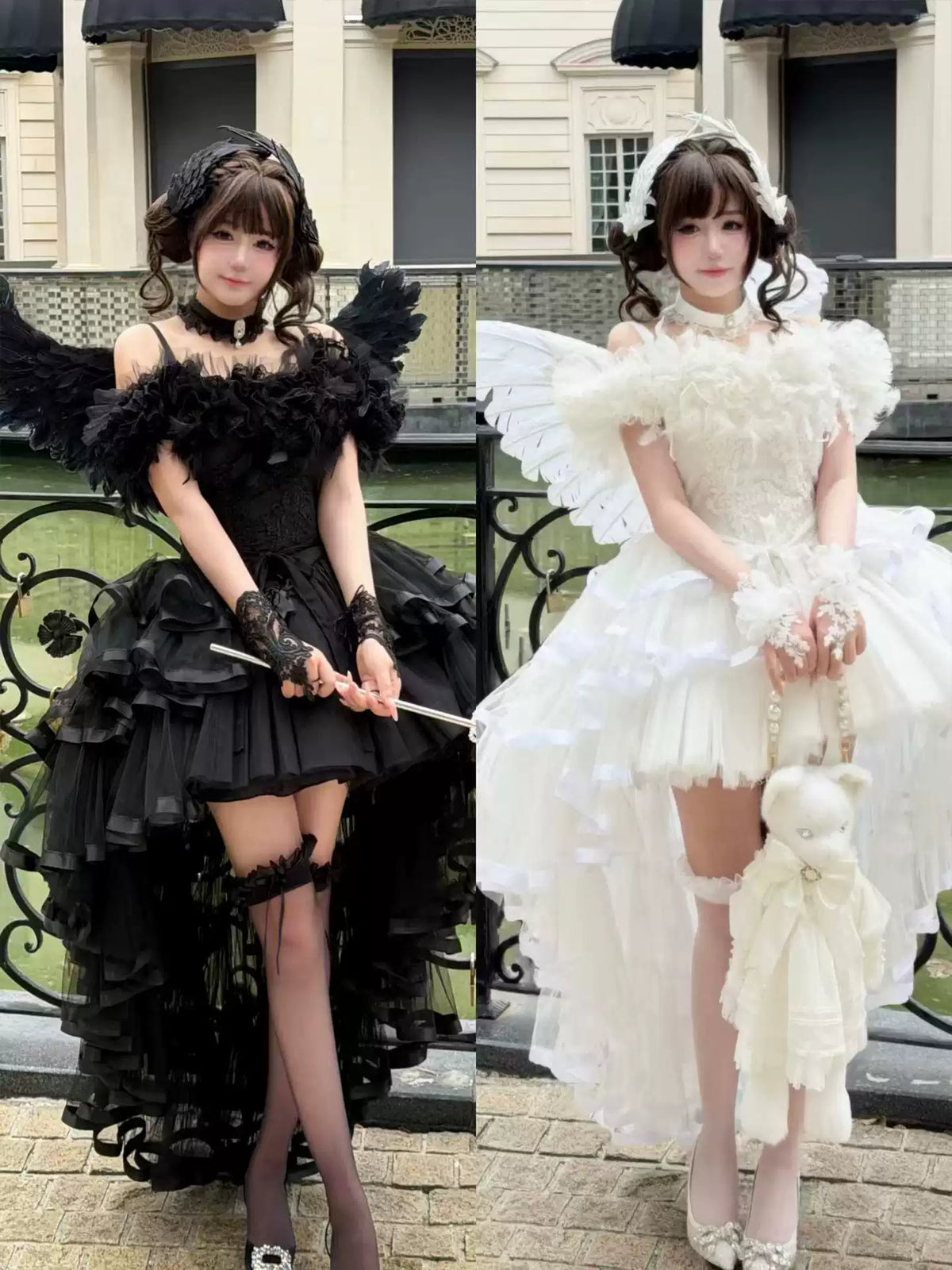 Full Payment Tea Party Light Bridal Swan Dream Birthday Coming of Age Dress