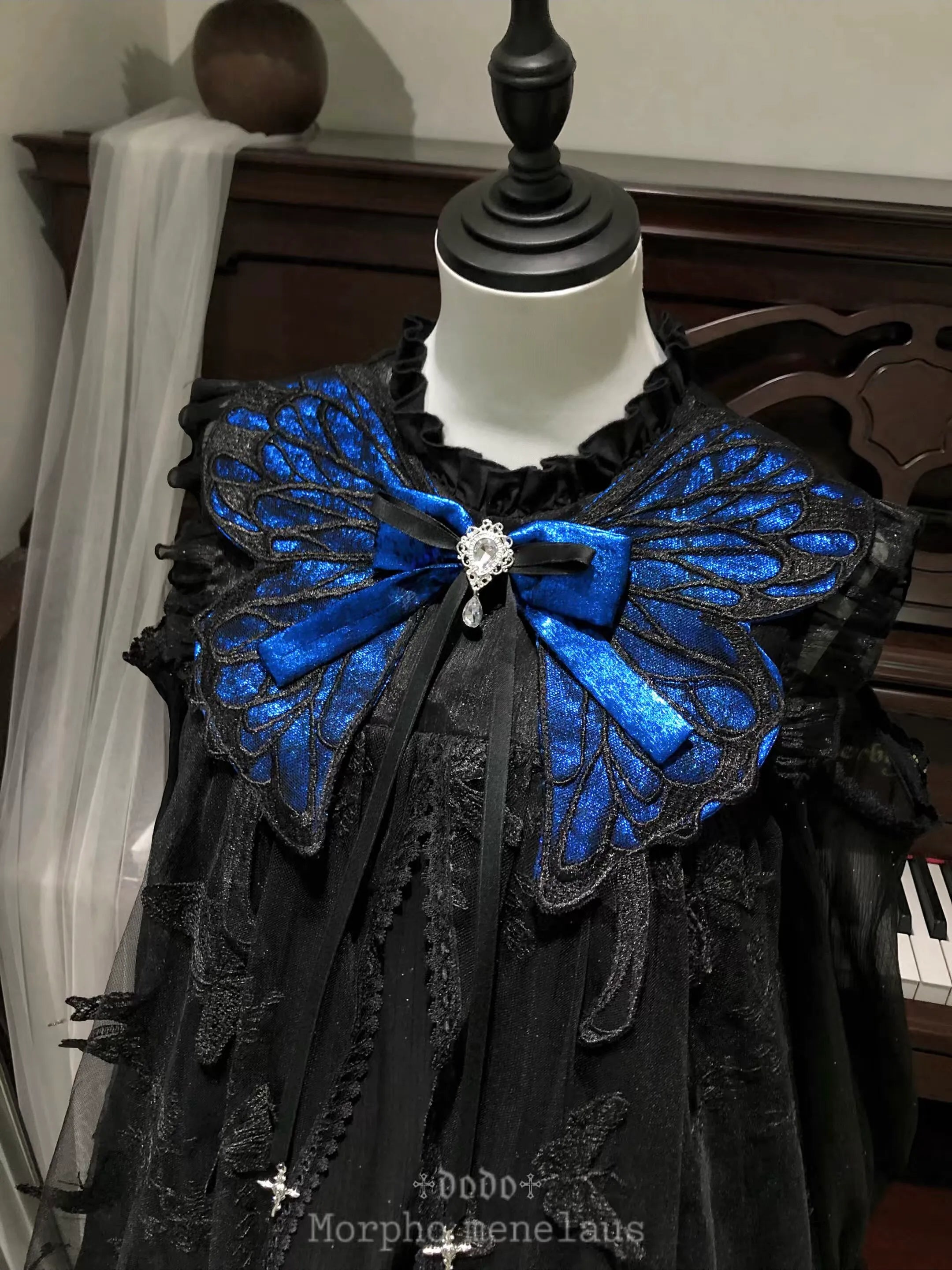 [Full Payment Pre-order] Blue Morpho Dodo Lolita Original OP Dress