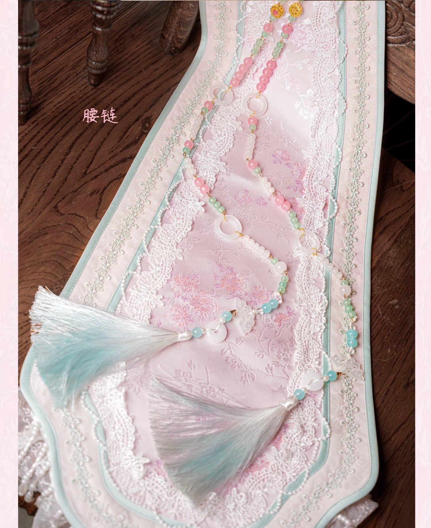 【长款现货掉落】芙蓉花旦中华风Lolita少女JSK粉色lo国风连衣裙