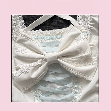 Showa Sweetheart Vintage Japanese‑Style Lolita OP Dress Accessories