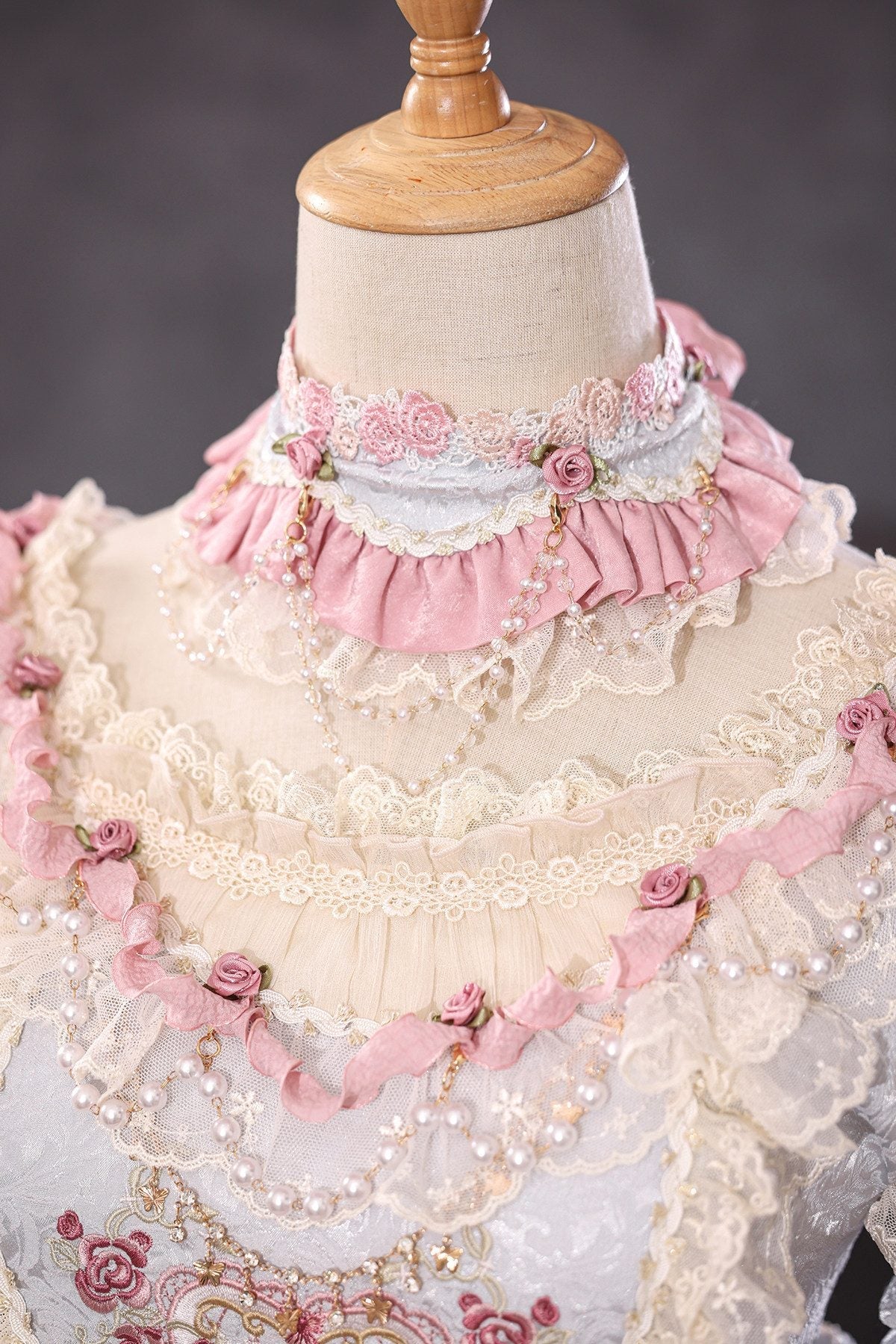 Galactic Symphony Vintage Cake Heavy - Duty Retro Ruffled Lolita Dress - LolitaEraNeckwearSBlueGalactic Symphony Vintage Cake Heavy - Duty Retro Ruffled Lolita Dress
