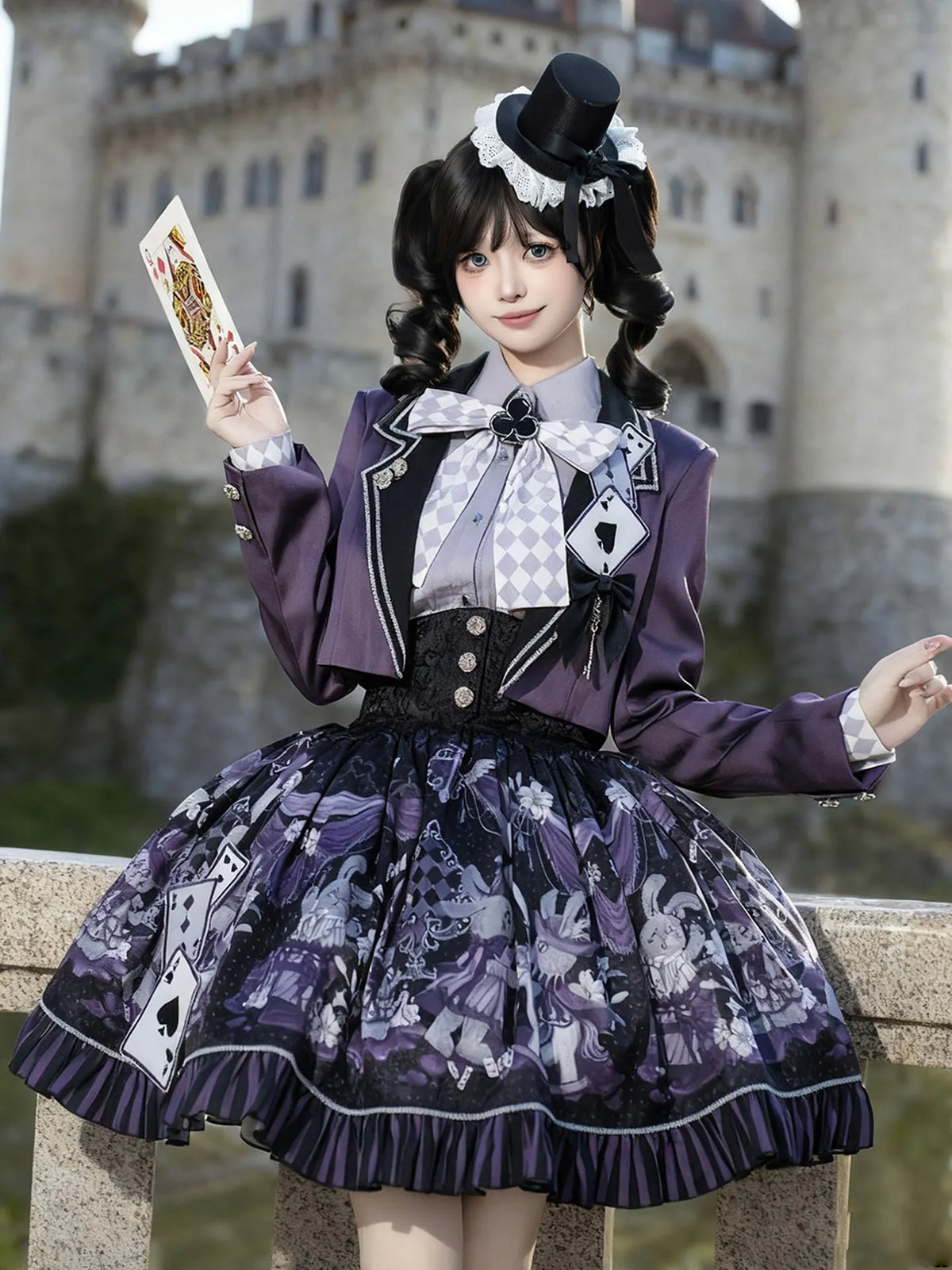 Genuine cute skirt, winter set, Lolita style