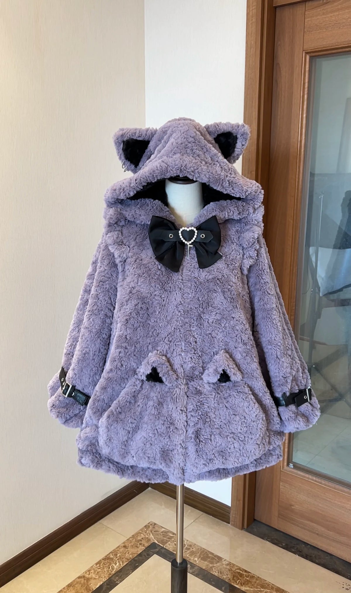 Genuine keep warm Japanese velvet jacket, Lolita style