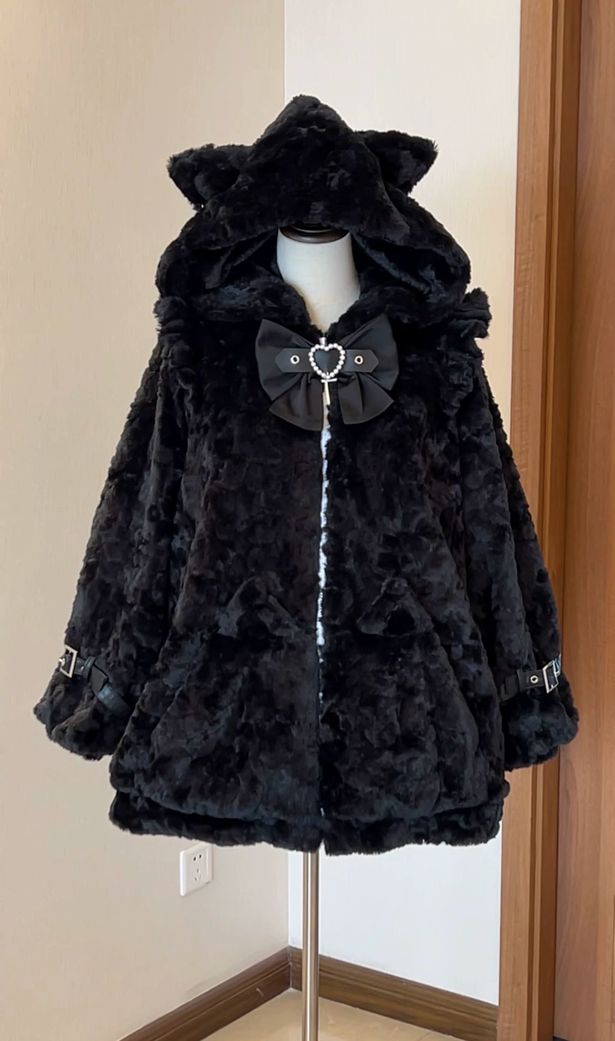 Genuine keep warm Japanese velvet jacket, Lolita style
