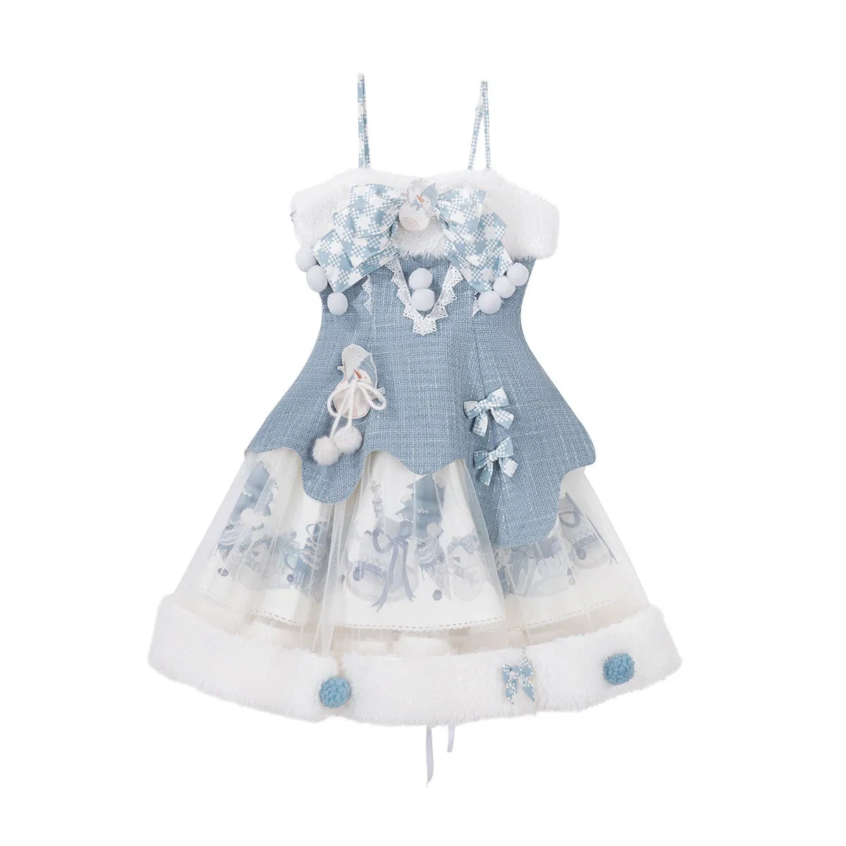 Genuine long-sleeve, slip dress, cute trench coat, Lolita style