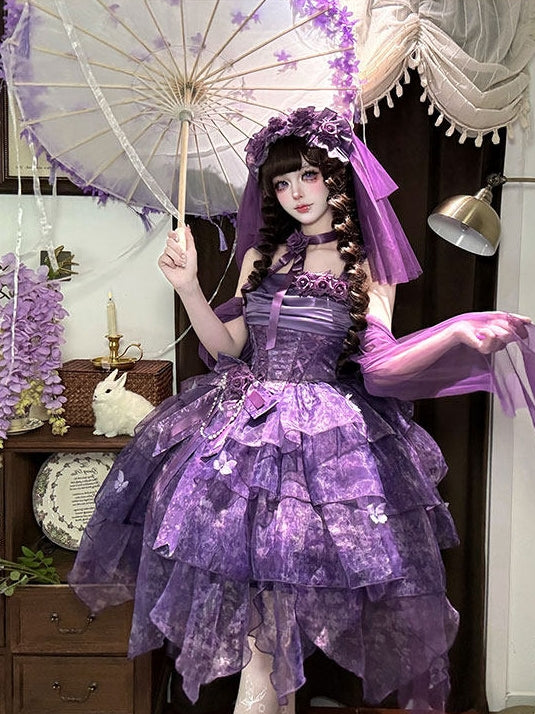 Wisteria Butterfly Lolita JSK Dress