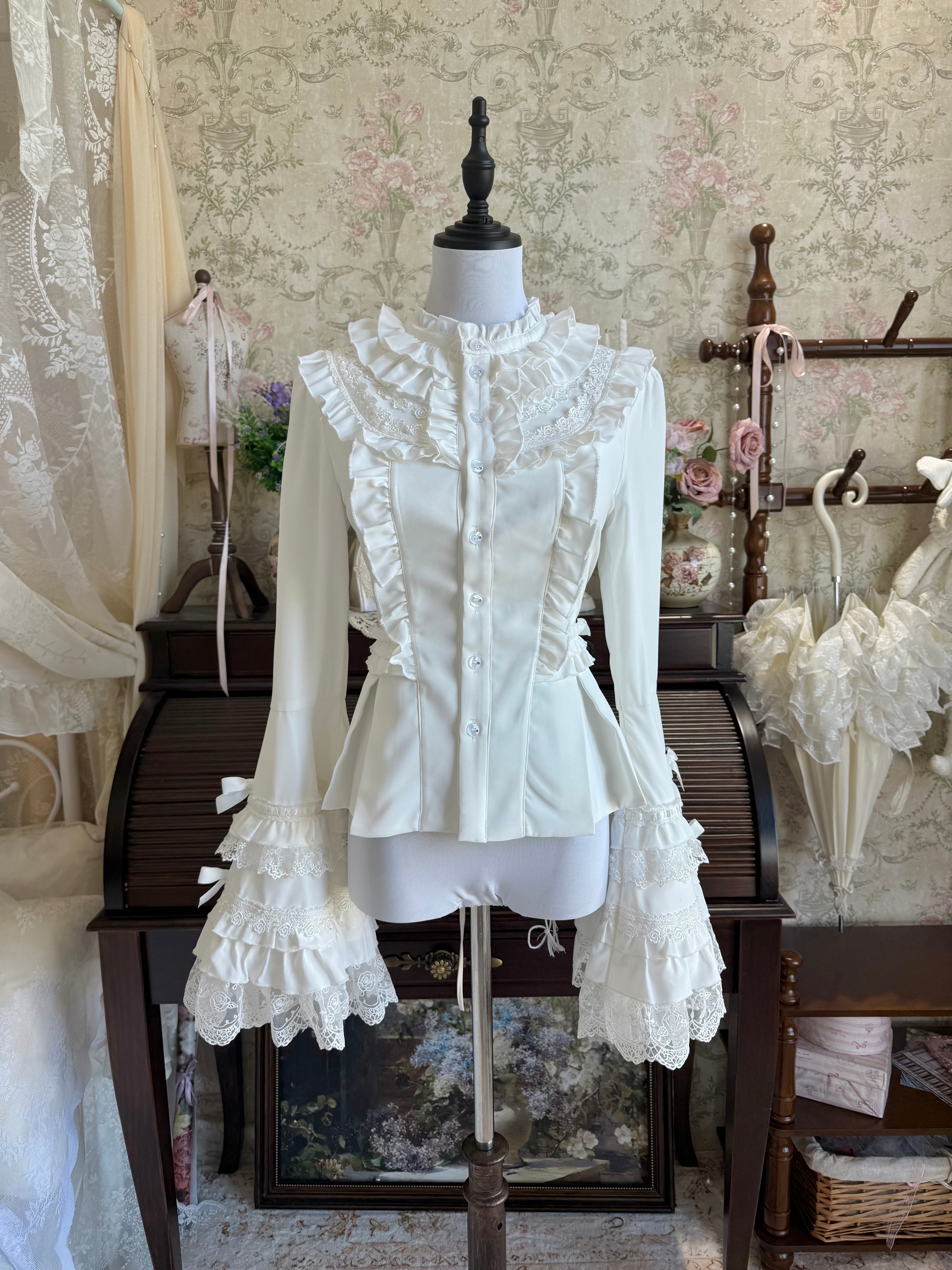 [Deposit] First Generation Witch Original Dark Gothic Stained Glass Cathedral JSK Lolita Dress with Princess Sleeves