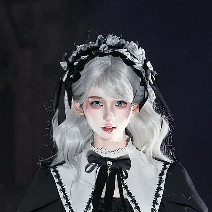 Balance Payment【Twilight Judgment】Gothic Lolita Dream Magic Box Black Elegant TR Embroidery Dress