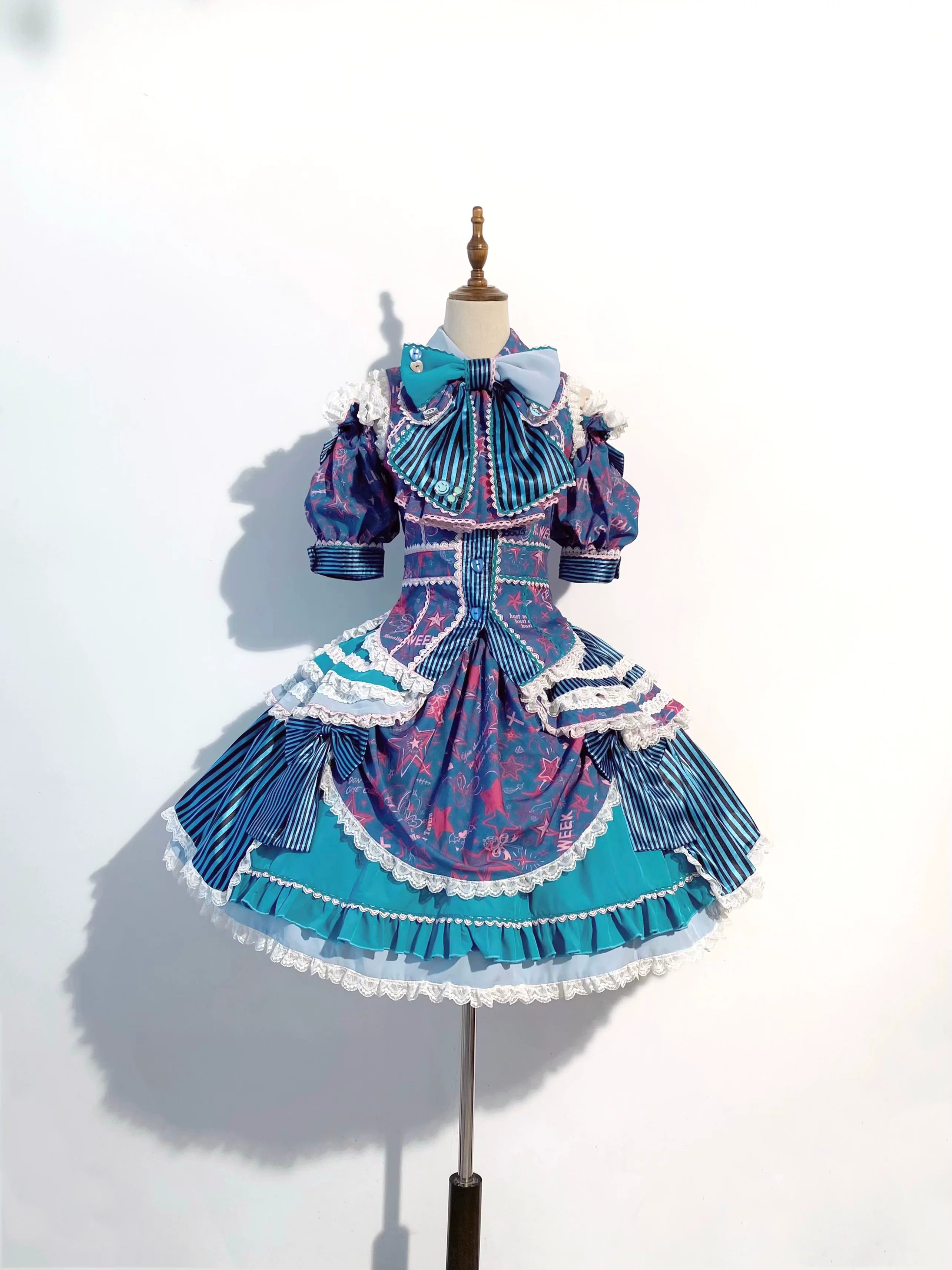 【9.3 Deadline, No Restock for 3 Years】Moonlight Tavern Lolita Graffiti Party fullset Deposit Reservation