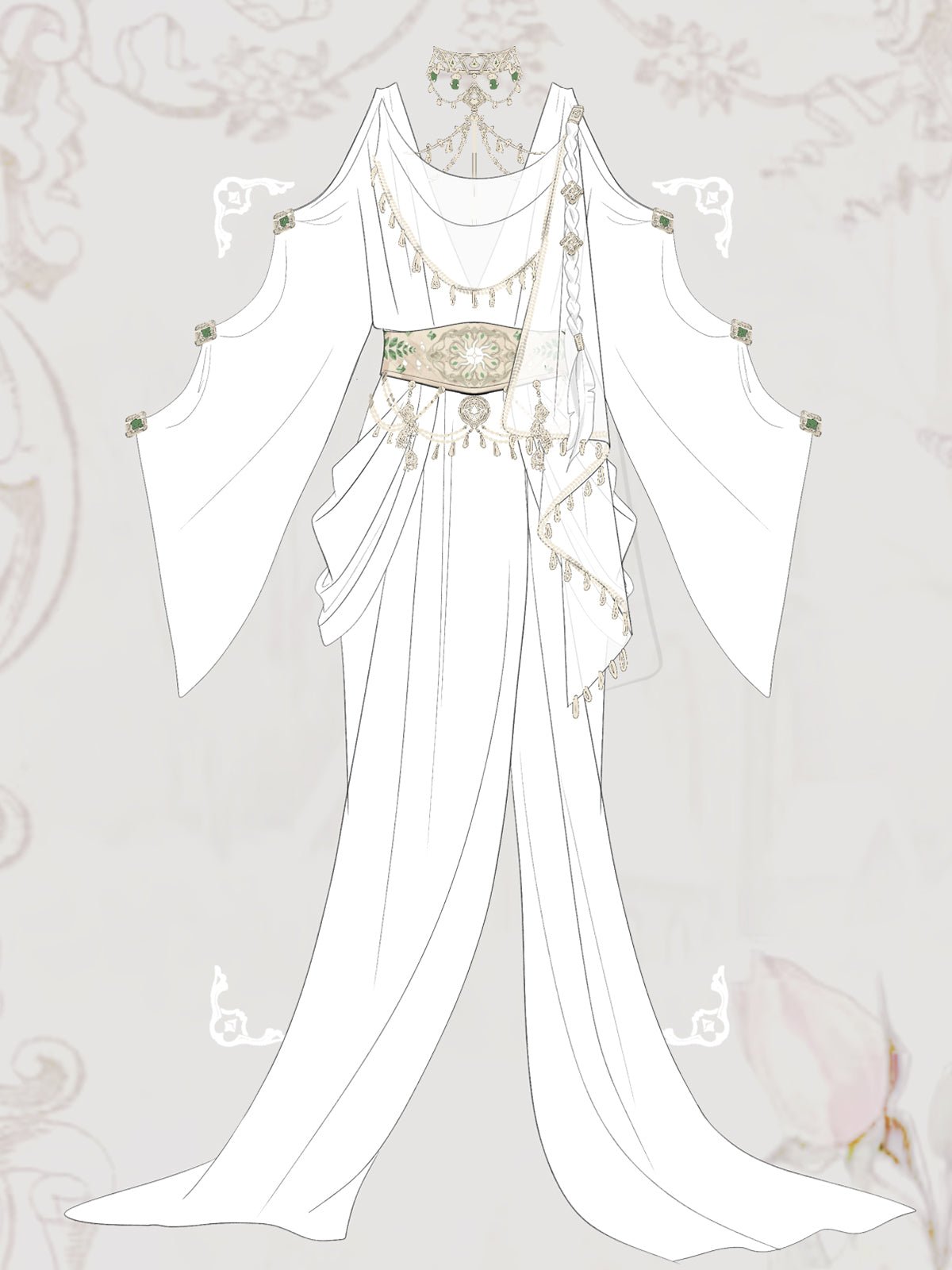 Greek Mythos Elegance Lolita Dress - LolitaEraDress+BeltSGreek Mythos Elegance Lolita Dress