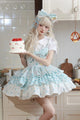 Hatsune Miku Co - branded Cake Tier Lolita JSK Dress - LolitaEraBlue JSKSHatsune Miku Co - branded Cake Tier Lolita JSK Dress