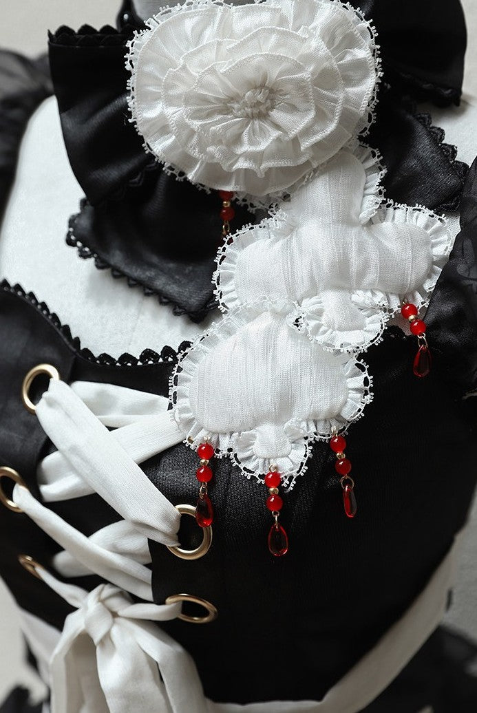 Heart Theatre Gothic Grotesque Lolita OP Dress - LolitaEra