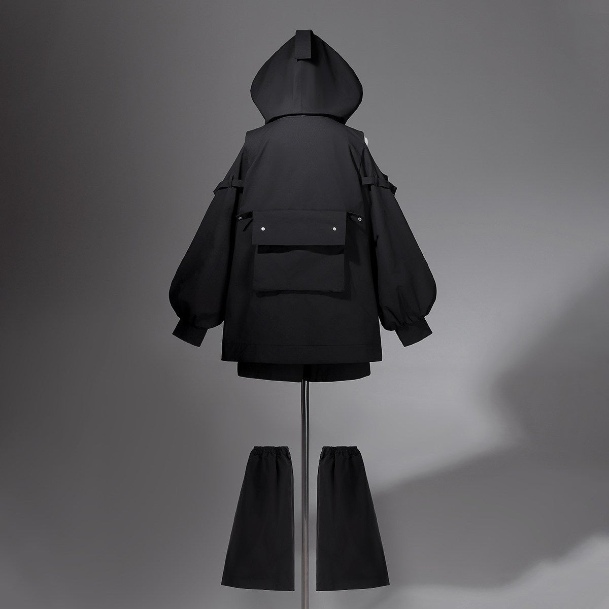 High - Frequency Link Dark Techwear Set 1329 - LolitaEra3 - Piece SetSHigh - Frequency Link Dark Techwear Set 1329