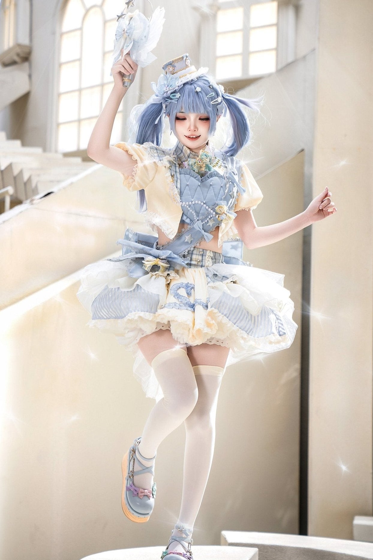 Idol Girl · Lolita Stage Costume Set 1211 - LolitaEraBlueXSIdol Girl · Lolita Stage Costume Set 1211