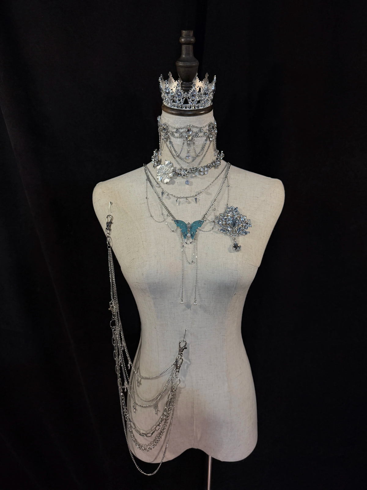 In Stock Lolita Court Prince Cape Sash Vintage Gothic Royal Knight Costume Set