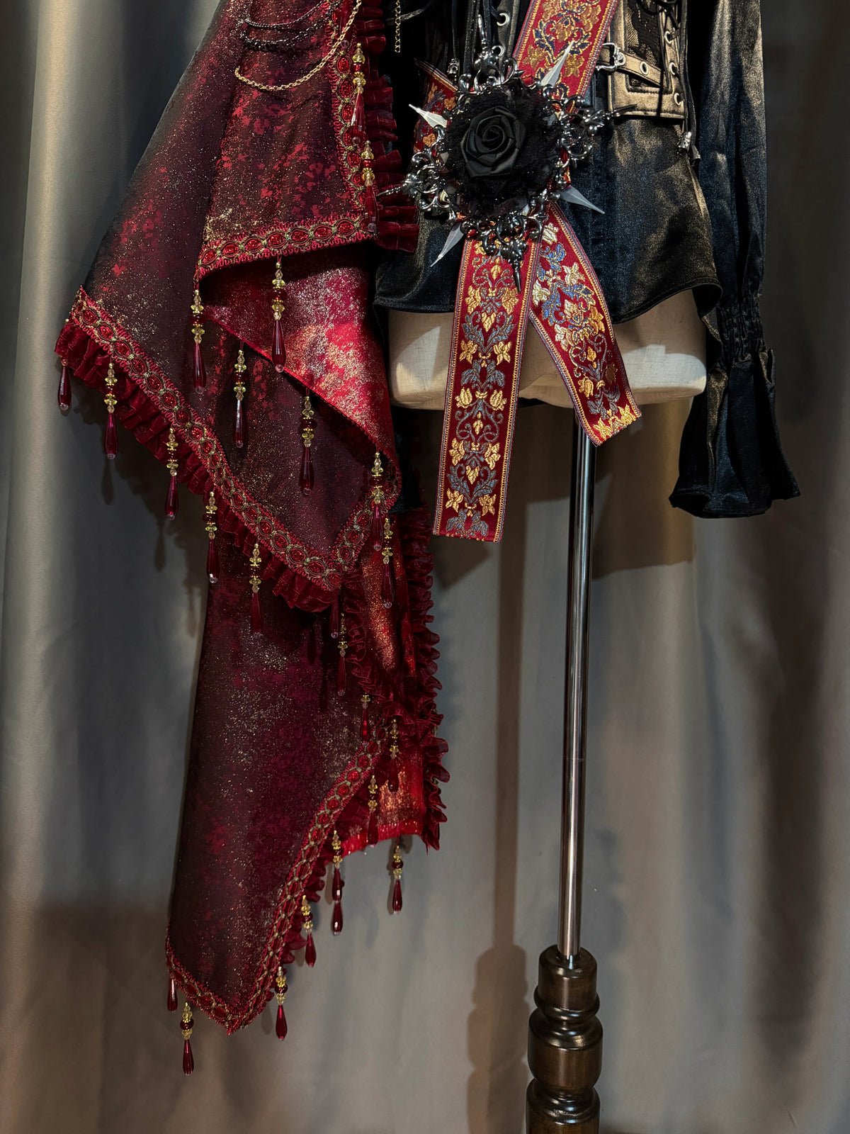 In-Stock Lolita Court-Style Prince Cape, Prince Sash, Vintage Gothic Stylish Royal Knight Prince Outfit